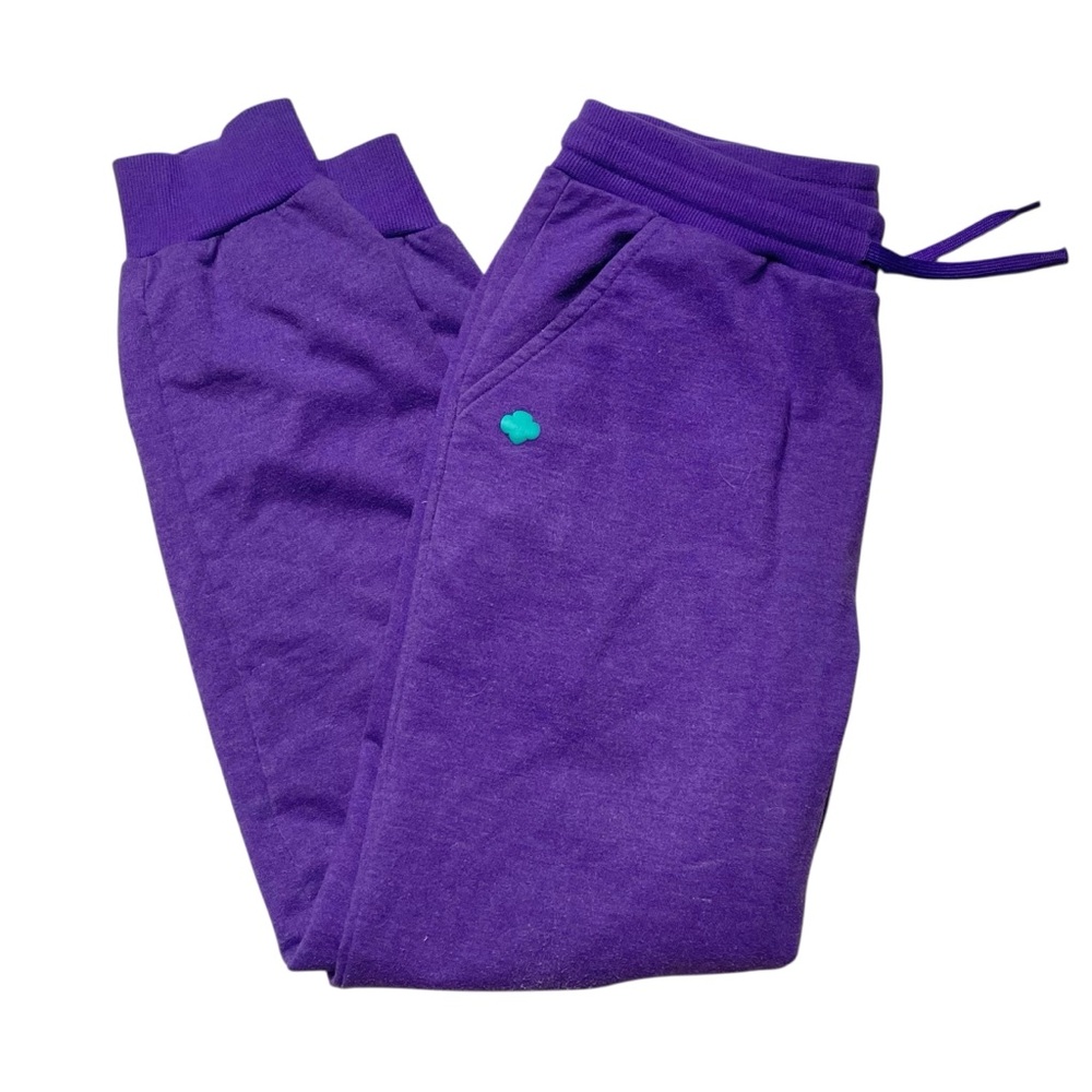Girl Scouts XL 18 Junior track pants purple